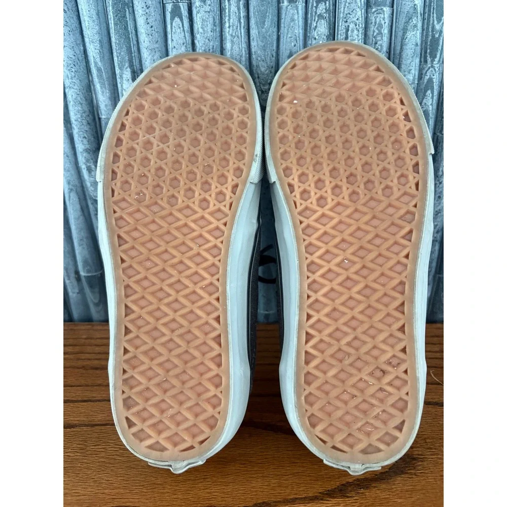 Vans Atwood Mens 6.5 Gray Canvas Low Top Skate Shoes Sneakers 500714